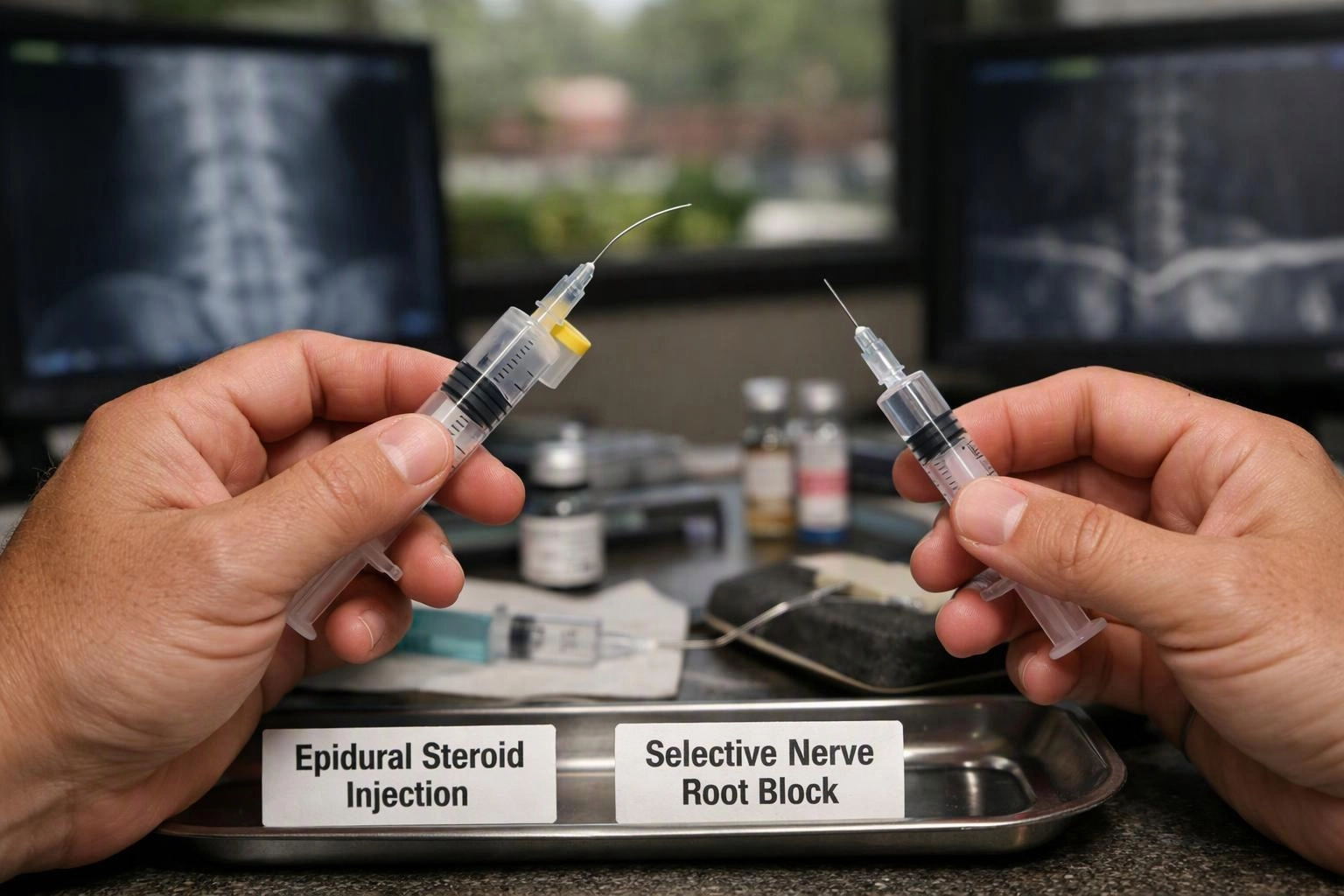 Epidural Steroid Injection vs. Selective Nerve Root Block for Sciatica and Radiculopathy